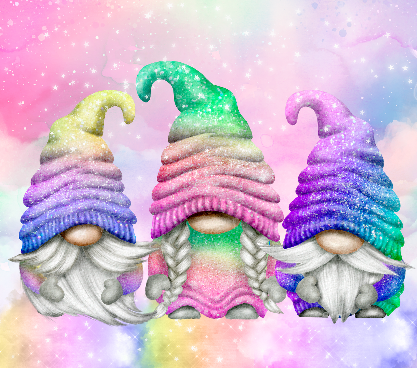 20 oz Sublimation Wraps-Gnomes