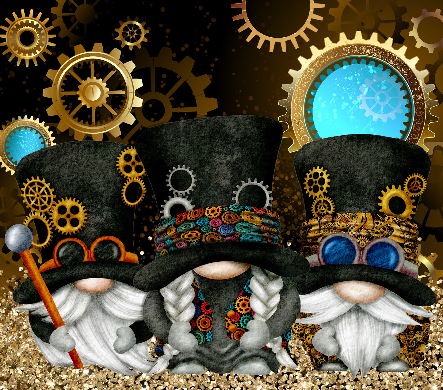 20 oz Sublimation Wraps-Gnomes