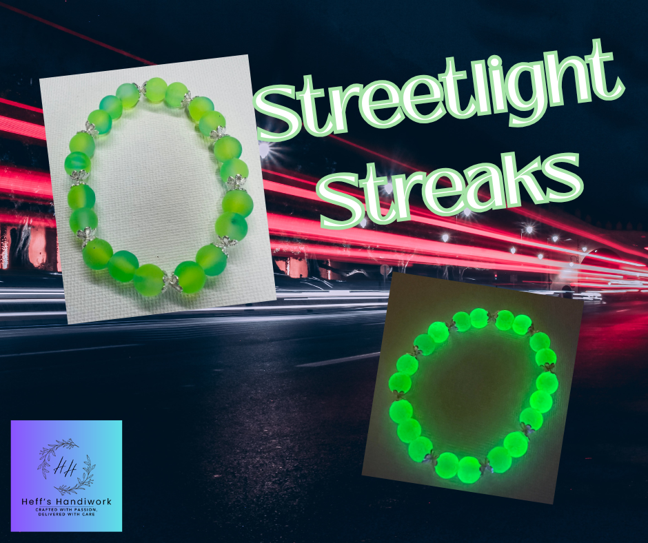 Acrylic Bead Bracelets-Glow