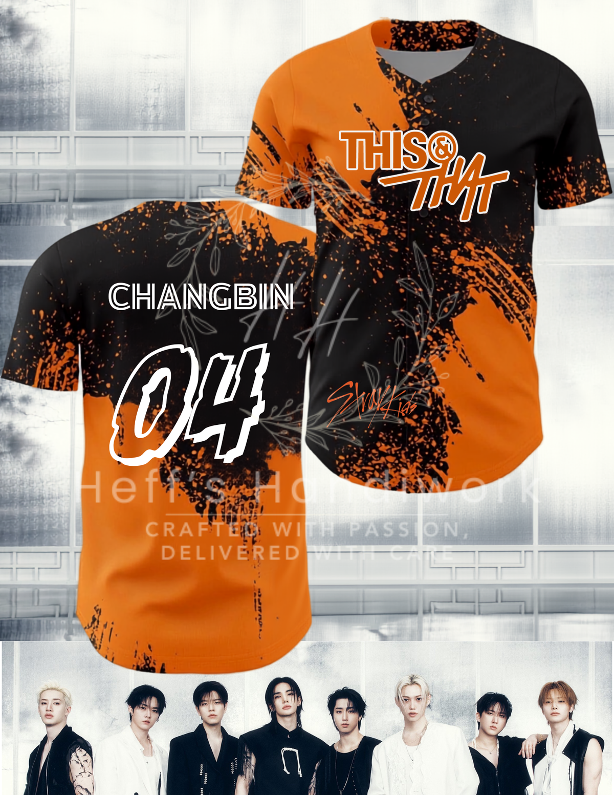 KPOP SKZ Baseball Jersey-PREORDER