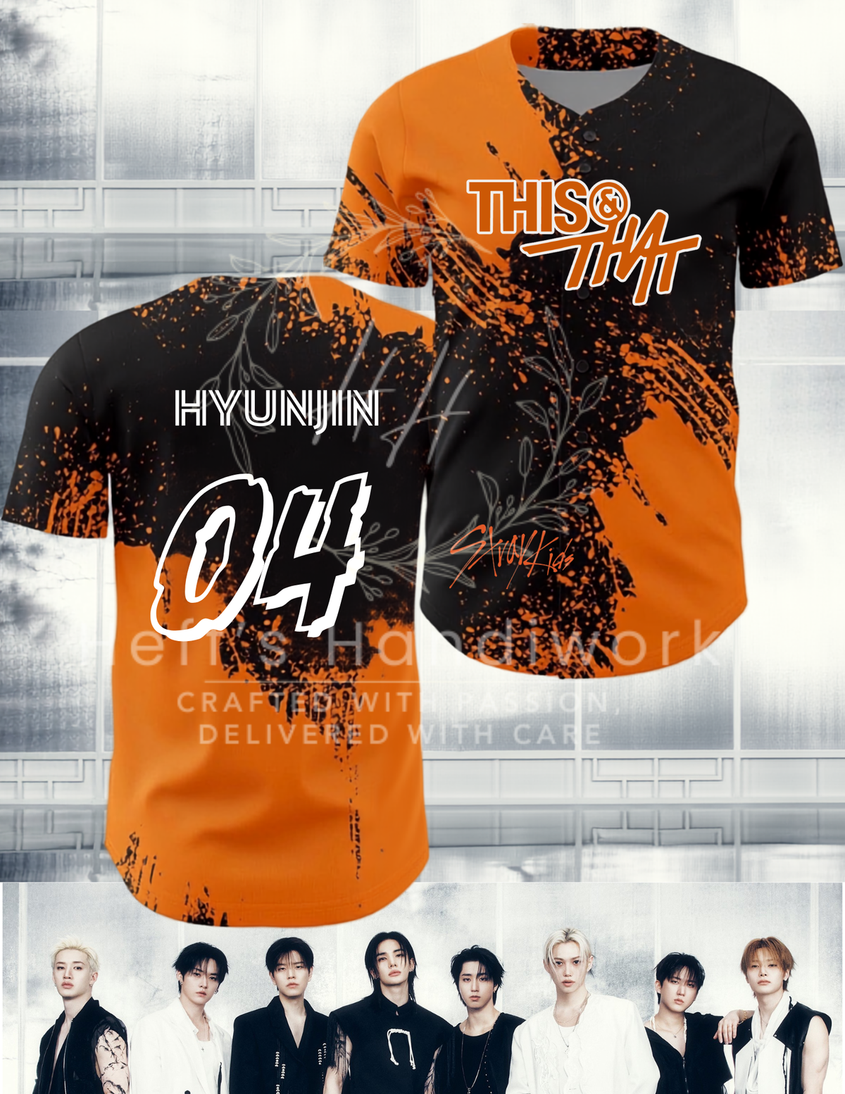 KPOP SKZ Baseball Jersey-PREORDER