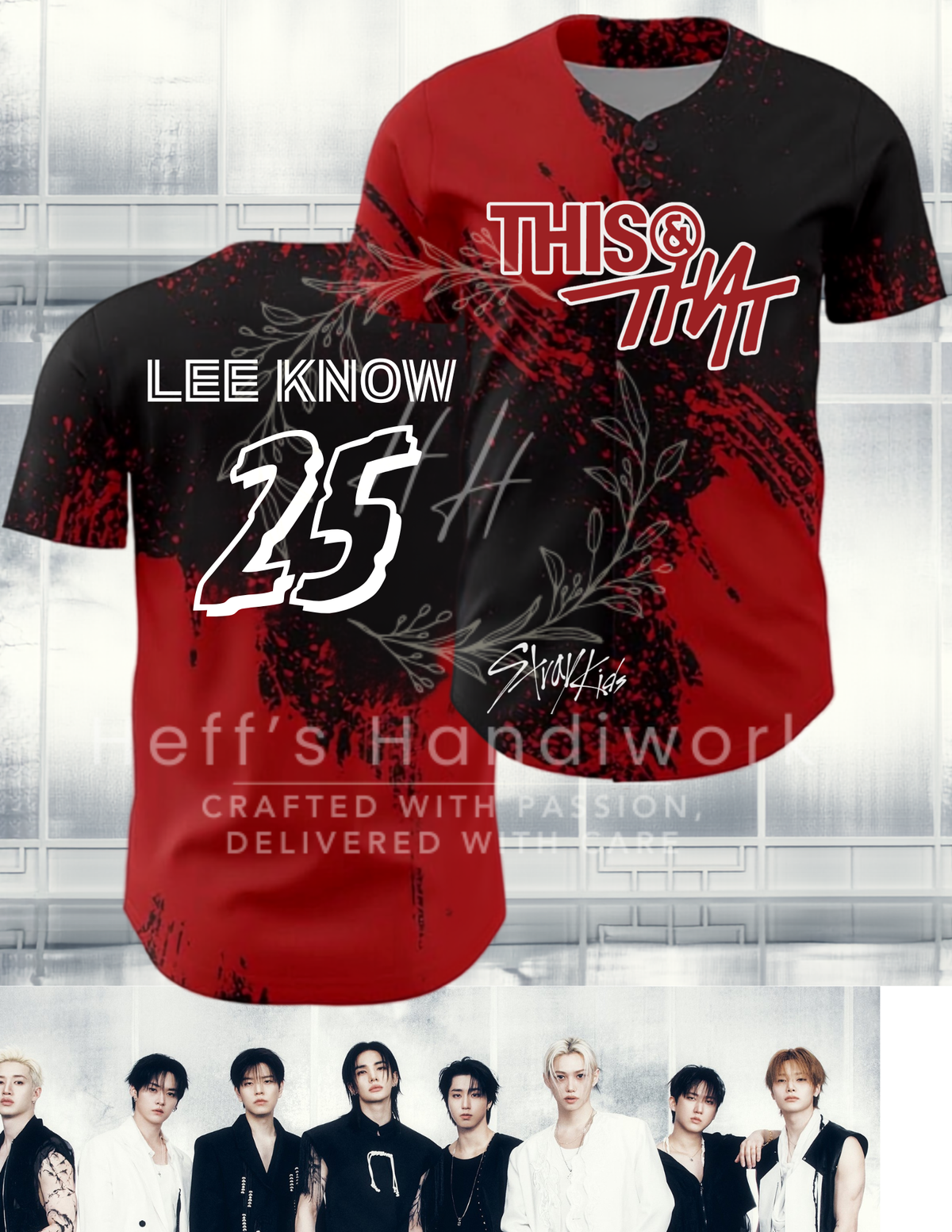 KPOP SKZ Baseball Jersey-PREORDER