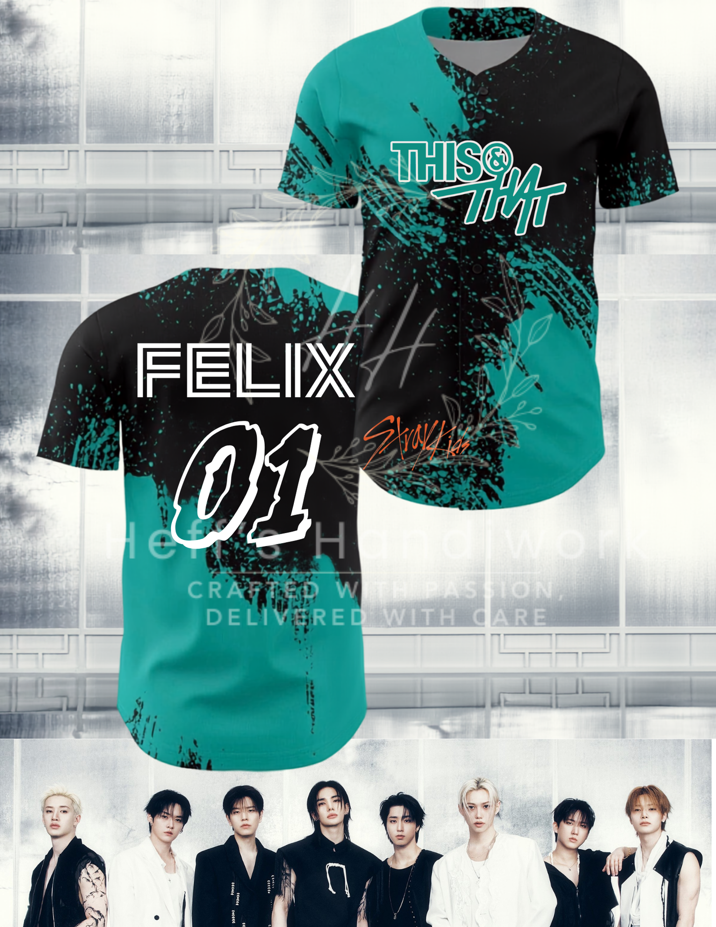 KPOP SKZ Baseball Jersey-PREORDER