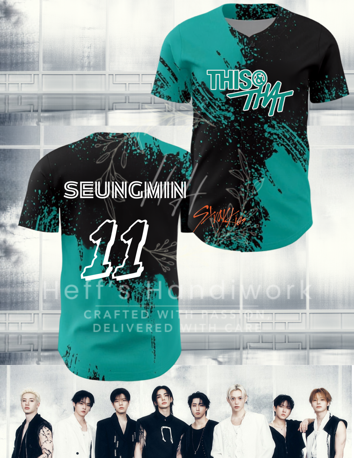 KPOP SKZ Baseball Jersey-PREORDER